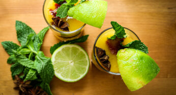 Refreshing Sunset Mango Cooler