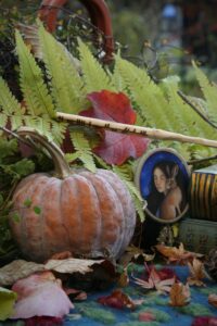 A Samhain altar